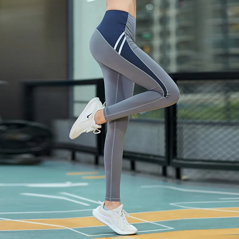 Новые Женские Эластичные Обтягивающие быстросохнущие штаны для фитнеса Осенние