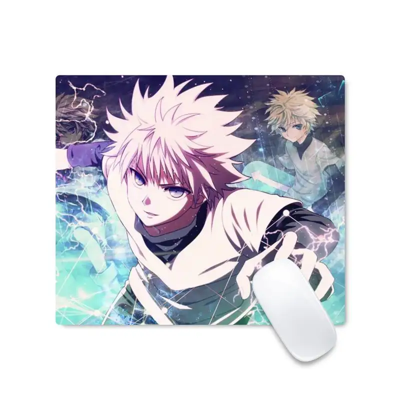 

Anime Hunter x Hunters Gamer Speed Mice Retail Small Rubber Mousepad Non-slip Cushion Square Thickness 2mm