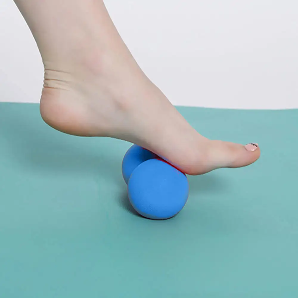 

2pcs Peanut Massage Ball Lacrosse Fitness Balls Therapy Gym Relaxing Exercise Yoga Ball Release Muscle Sports Equipment