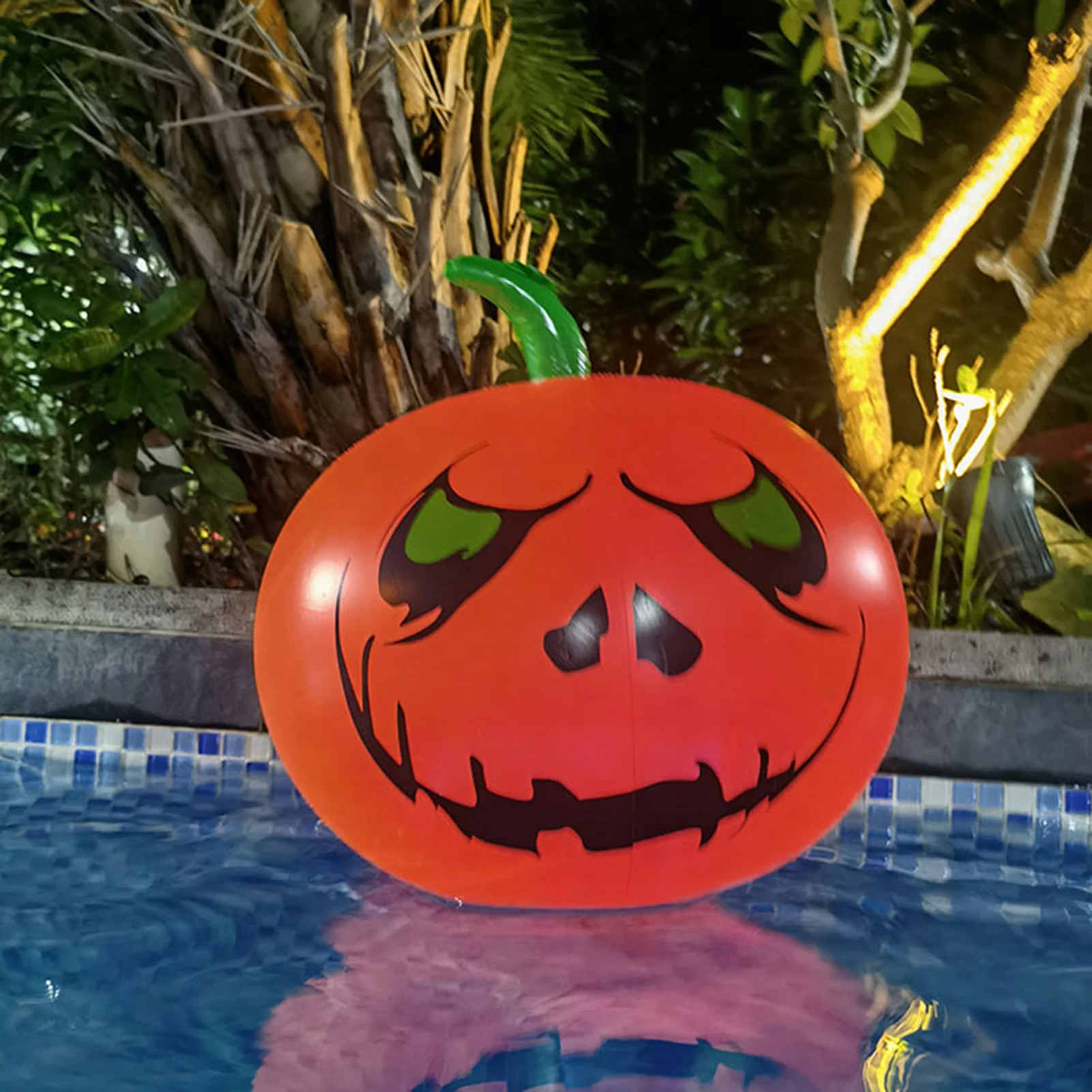 

Inflatable Glowing Pumpkin Ball With 16 Inch Remote Control LED Colorful Change For Outdoor Garden Swimming Pool Ordinary