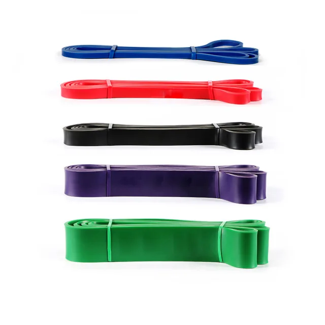 4" 208 см эспандер из натурального латексного каучука, гимнастический эспандер, усиленная сила тренировок, эластичная лента для фитнеса - Цвет: 5pcs