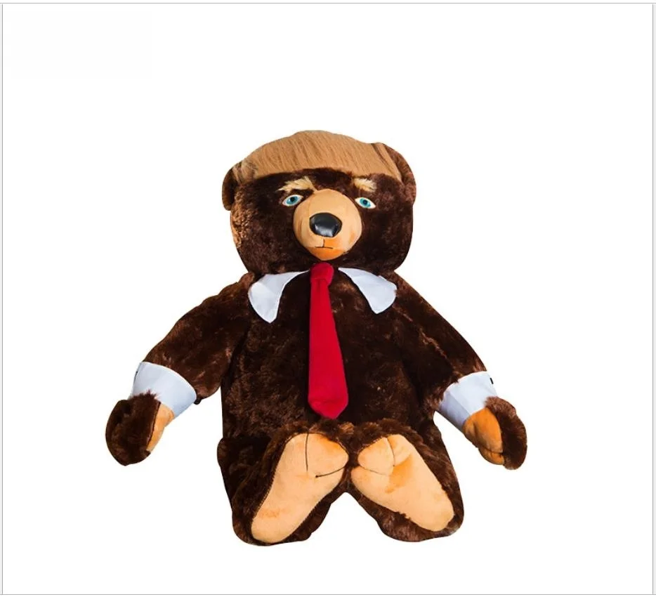 Забавные плюшевые игрушки Дональд Трамп 60 см набивные Trumpy Bear классный президент
