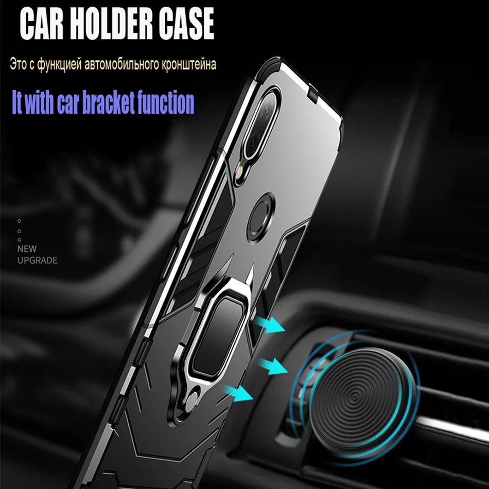 Kickstand чехол для Xiaomi Redmi Note 7 5 6 Pro 4X4 Redmi 7A 7 6 Pro 5 Plus Гибридный Силиконовый чехол для Xiaomi Redmi K20 Pro Note 7