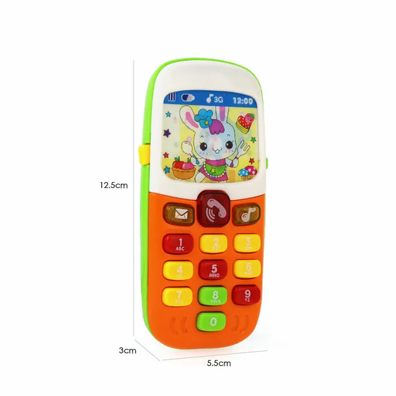 Электронная игрушка телефон музыкальный мини милый детский Игрушки для раннего
