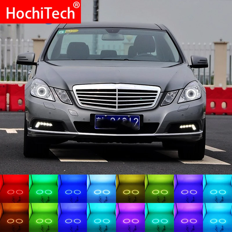 

Multi-color RGB LED Angel Eyes Halo Ring Eye DRL RF For Mercedes-Benz E-Class W212 E350 550 300 500 260 200 09-12 Accessories