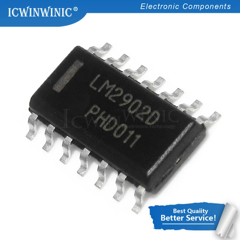 10 шт LM2902DR LM2902 SOP14 СОП SMD новый оригинальный в наличии | Электронные компоненты и