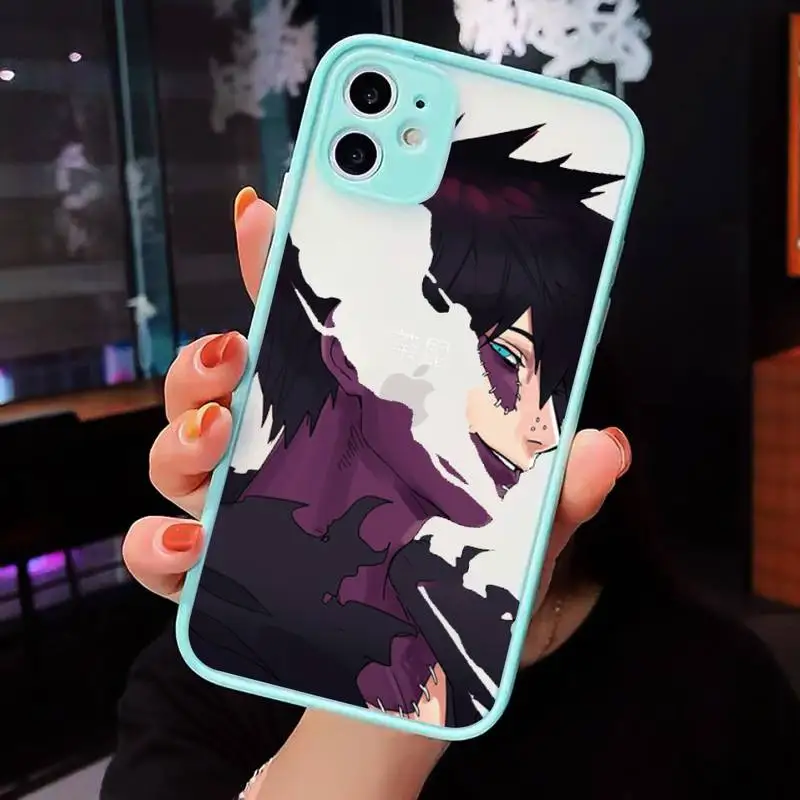 

My Hero Academia anime Evil devil smile Phone Case matte transparent For iphone 7 8 11 12 plus mini x xs xr pro max cover