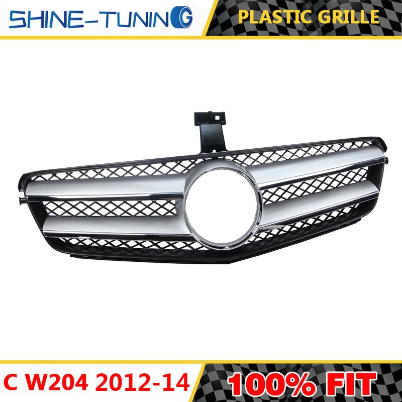 Передняя решетка подходит для mercedes C класса купе W204 A2048802083 c180 c200 c230 c250 c280 c300 c350 2012-14