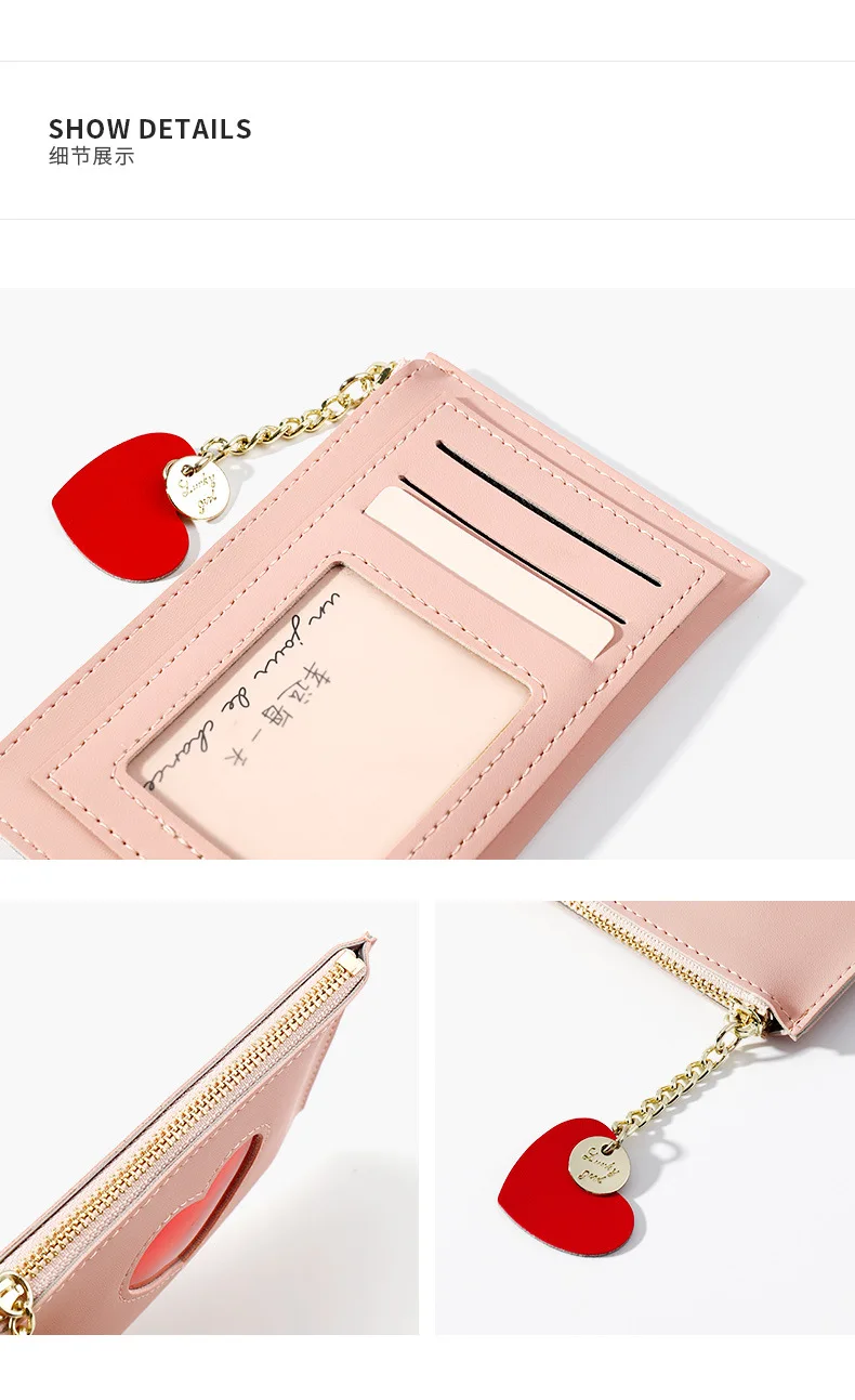 2019 New Korean Ladies Wallet Multi-function Coin Card Bag Fashion Jelly Love Purse Female Mini Wallets | Багаж и сумки