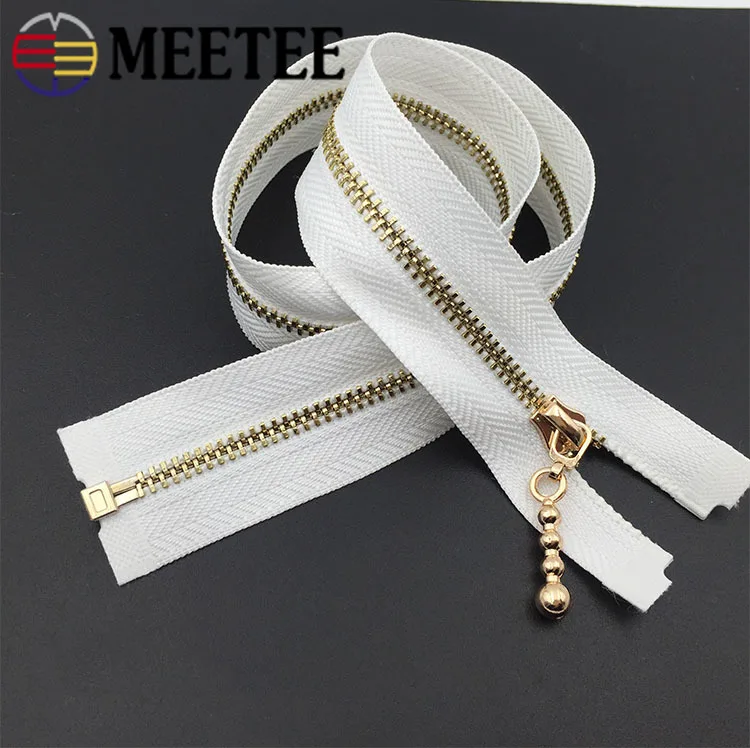 1 шт. Meetee 60 см 3 # металлические застежки молнии с открытым концом автоматическая