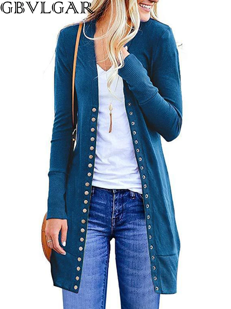 

Осень-зима куртка женская с v-вырезом и длинным рукавом, тонкие повседневные облегающие трикотажные мешковатые свитер джемпер Кардиганы То...