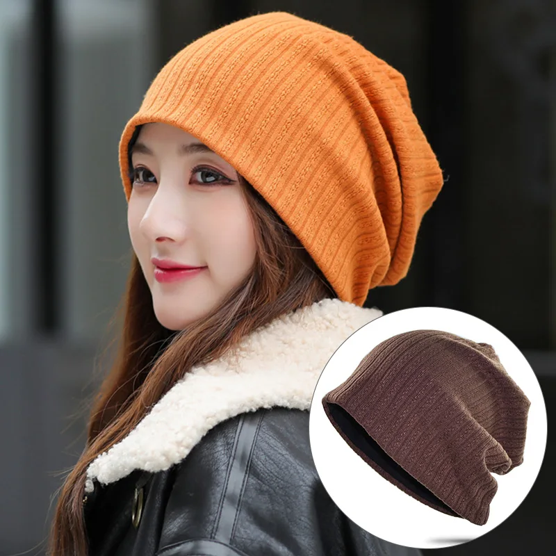 

Warm Beanies Winter Autumn Adult Men Soft Knitting Beanies Hat Cap Female Skullies Trend Outdoor Color Casual Soft Knitted Hats