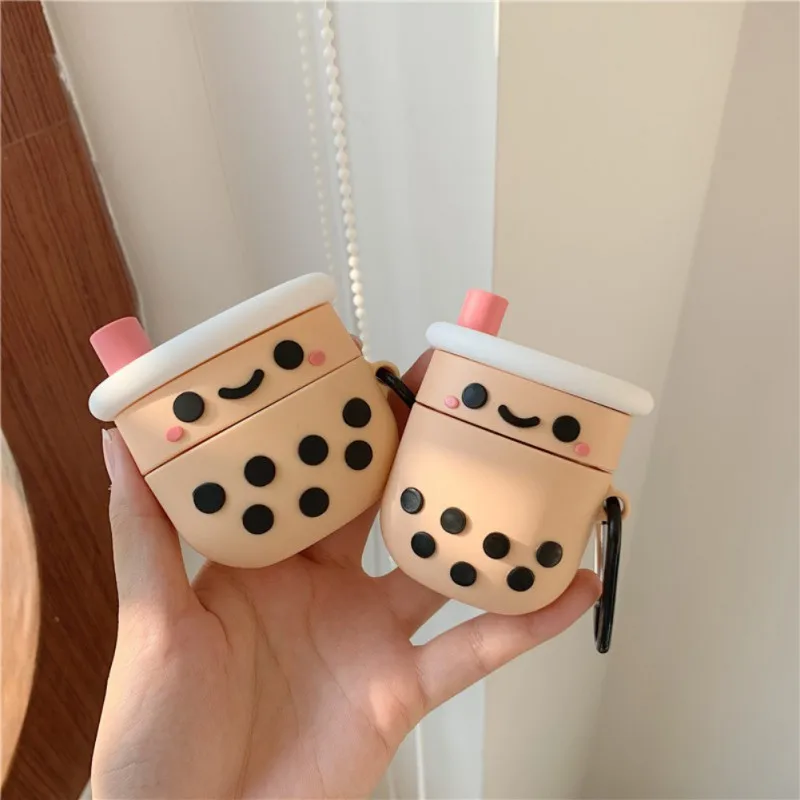 Защитный чехол для Airpods 1 2 PRO милый с бабочкой девочек противоударный силиконовый
