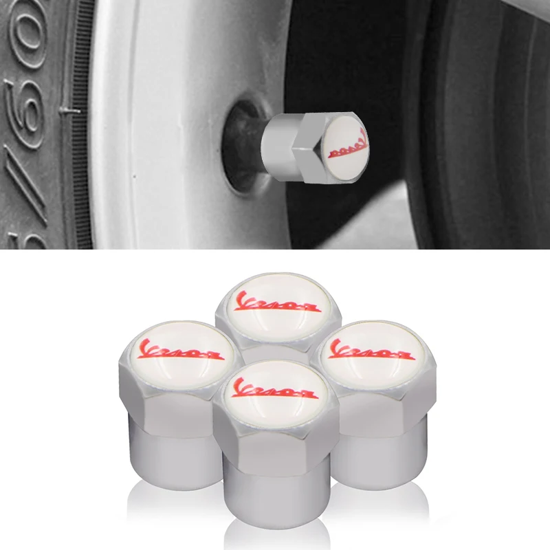 4 шт. автомобильные аксессуары для украшения шин колпачки клапанов запчасти Vespa