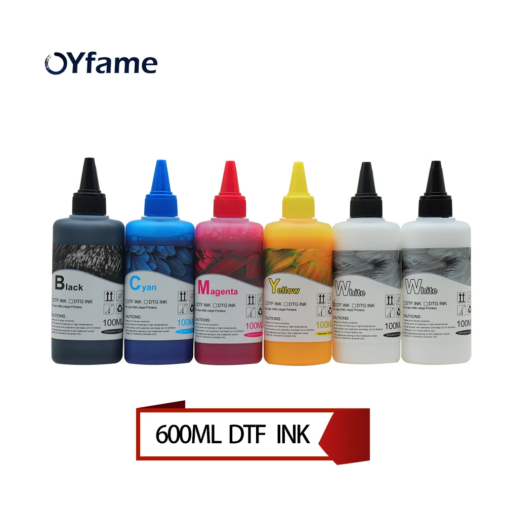 OYfame DTF Ink Refill kit DTF Film DTF Powder For A4 dtf printer For Epson L805 L1800 R1390 XP600 DTF t shirt Printing machine