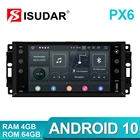 Isudar PX6 Android 10 1 Din Авто Радио для JeepwranglerpatriotКомпасПутешествие Автомобильный мультимедийный GPS 6 ядро Оперативная память 4 Гб Встроенная память 64 Гб DVR