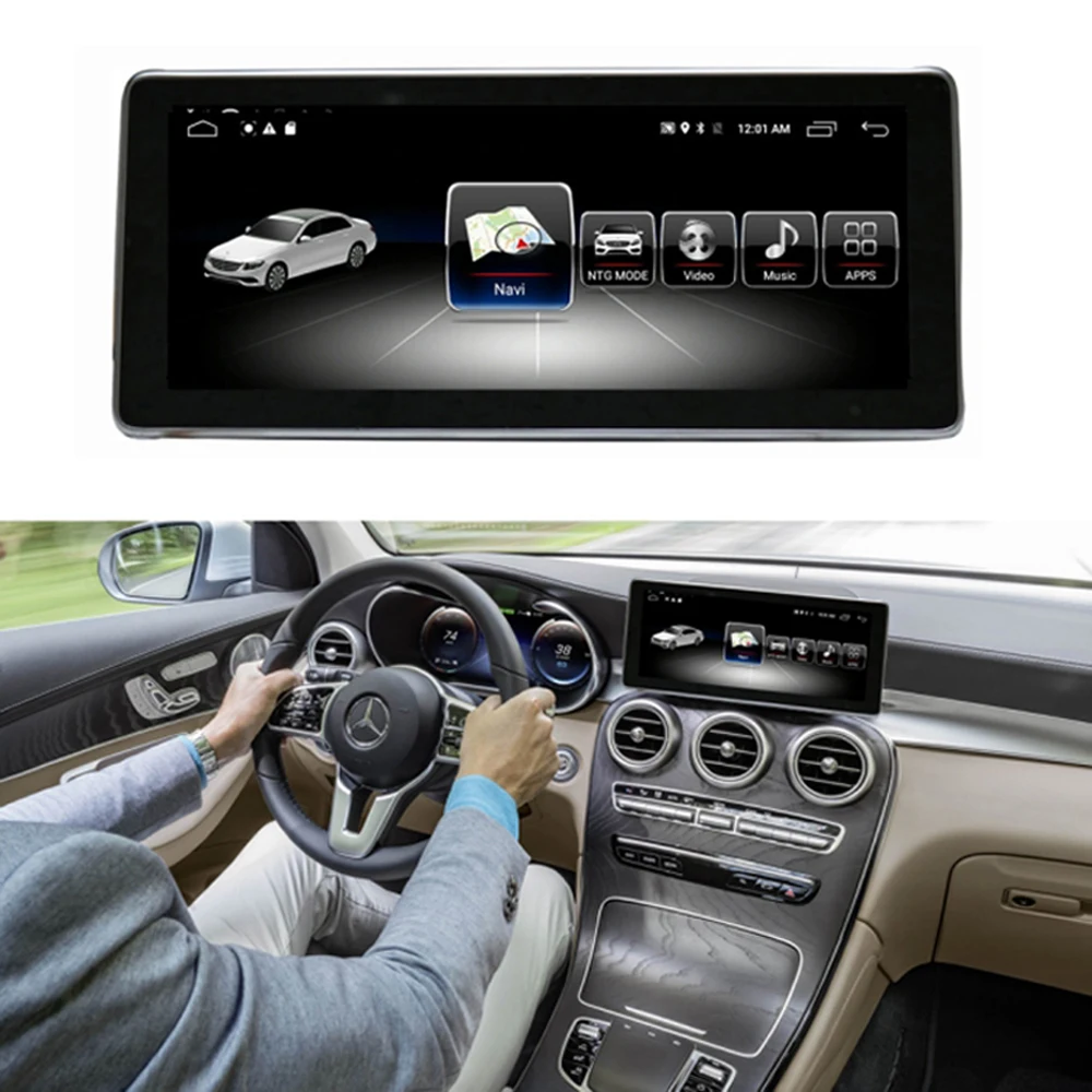 10 25 &quotAndroid дисплей для Mercedes Benz C Class W205 2014 2018 автомобильный радиомонитор gps
