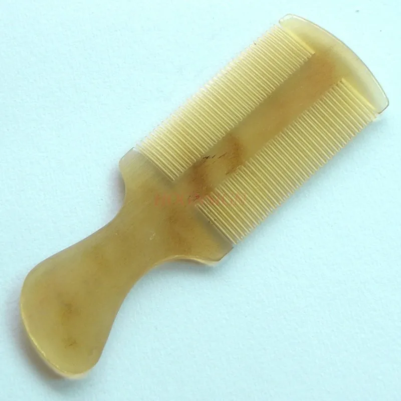 tooth comb dandruff comb Natural White Corner Comb Tweezers Fine Tooth Combs Shaving Head Combing Scorpion Horn Scraping