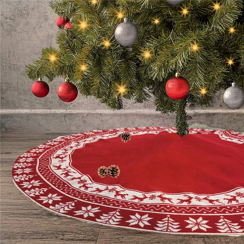 Falda de &aacute;rbol de Navidad, alfombra de &aacute;rbol de Navidad, decoraci&oacute;n de &aacute;rbol de Navidad, adorno de A&ntilde;o Nuevo, decoraciones para el hogar-3