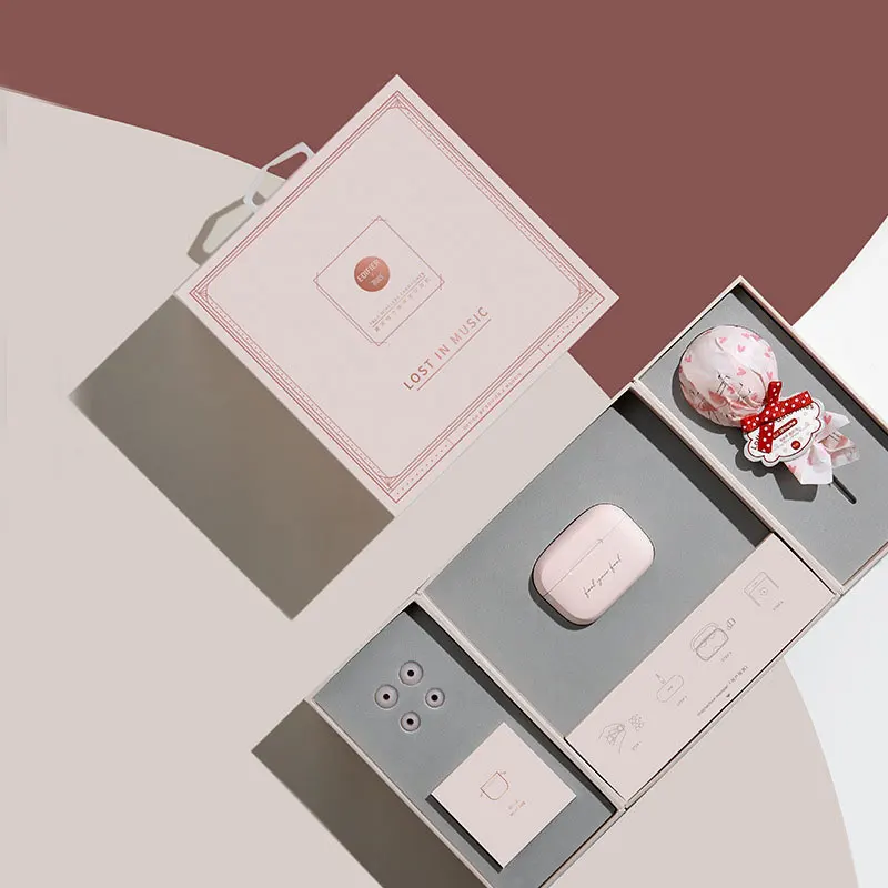 Женская беспроводная гарнитура Maoxin Bluetooth 5 0 мини-гарнитура TWS с двумя ручками