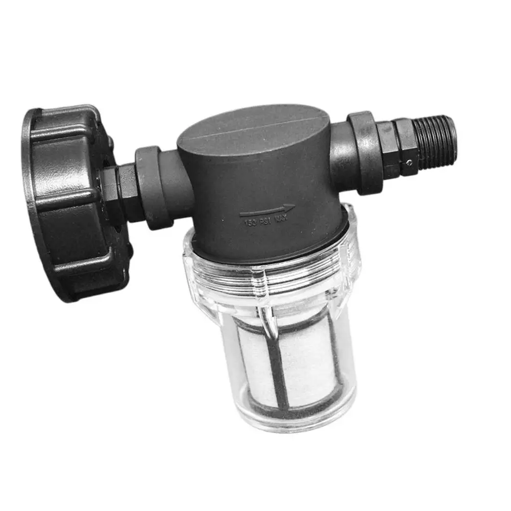 

IBC Tank Garden Hose Adapter Non-toxic Water Connector With Filter For Ton Barrel Pipe Joint Ton Barrel Garden Hose