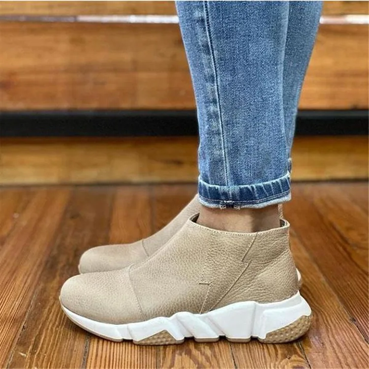 

Autumn Retro Shoes Women 2022 New High Top Side Zipper Ladies Pointed Toe Comfy Shoes Female Ankle Boots