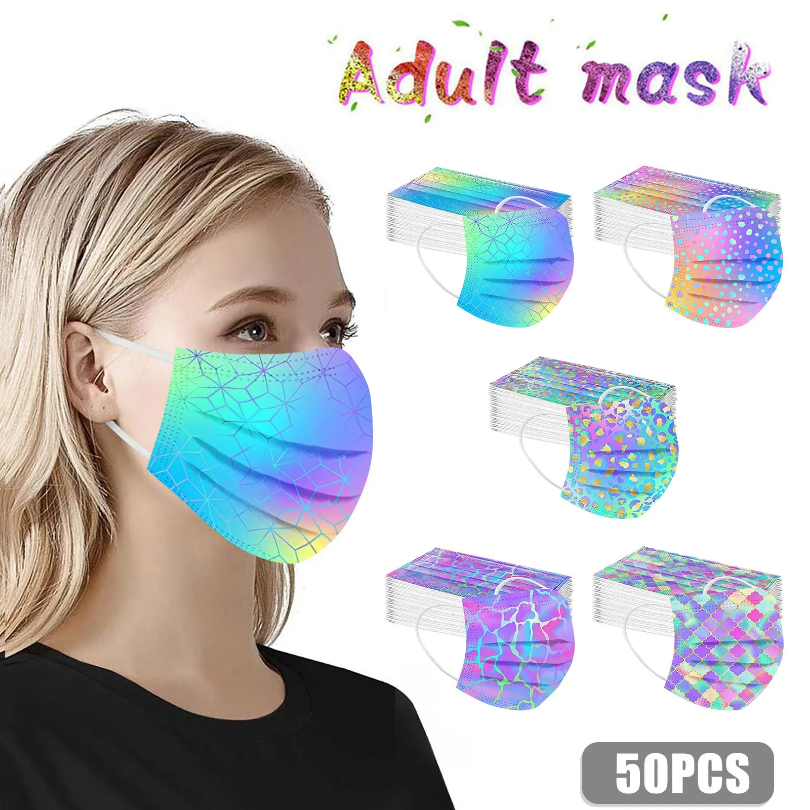 

50 шт., одноразовые кружевные шарфы для косплея