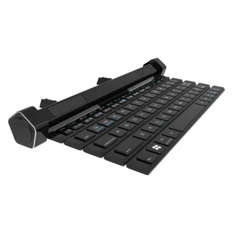 Беспроводной гнущиеся 2 в 1 Bluetooth клавиатура Мини Складная универсальная тачпад