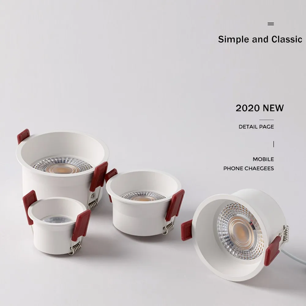 Скандинавские встраиваемые светодиодные светильники 5 Вт 7 12 точечные потолочные