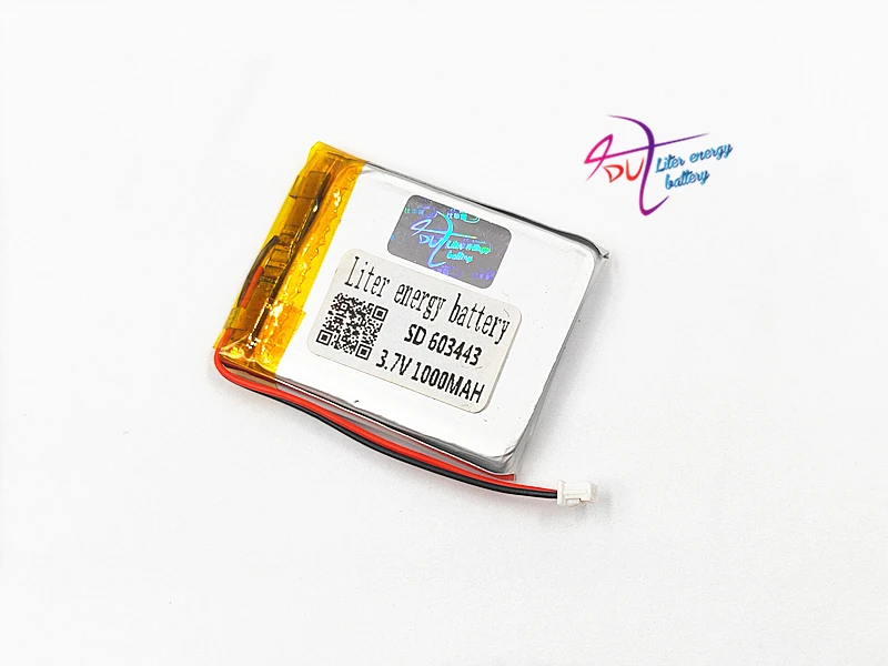 3 7 V 1000mAh Батарея с JST 1 5 мм 2pin разъем литий-полимерный Li-Po аккумуляторная батарея