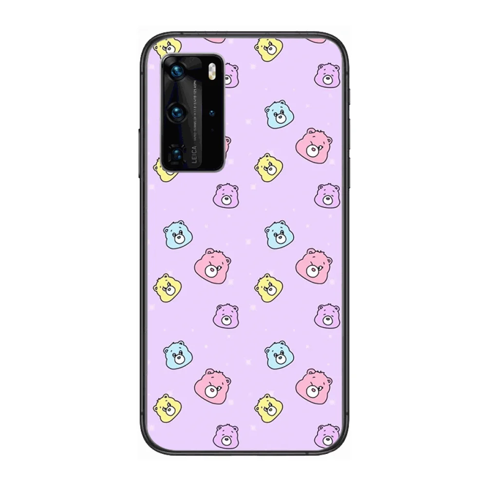 

Cute cartoon Phone Case For Huawei P 40 30 20 10 Lite Smart Z Pro Black Etui Coque Painting Hoesjes comic fashion