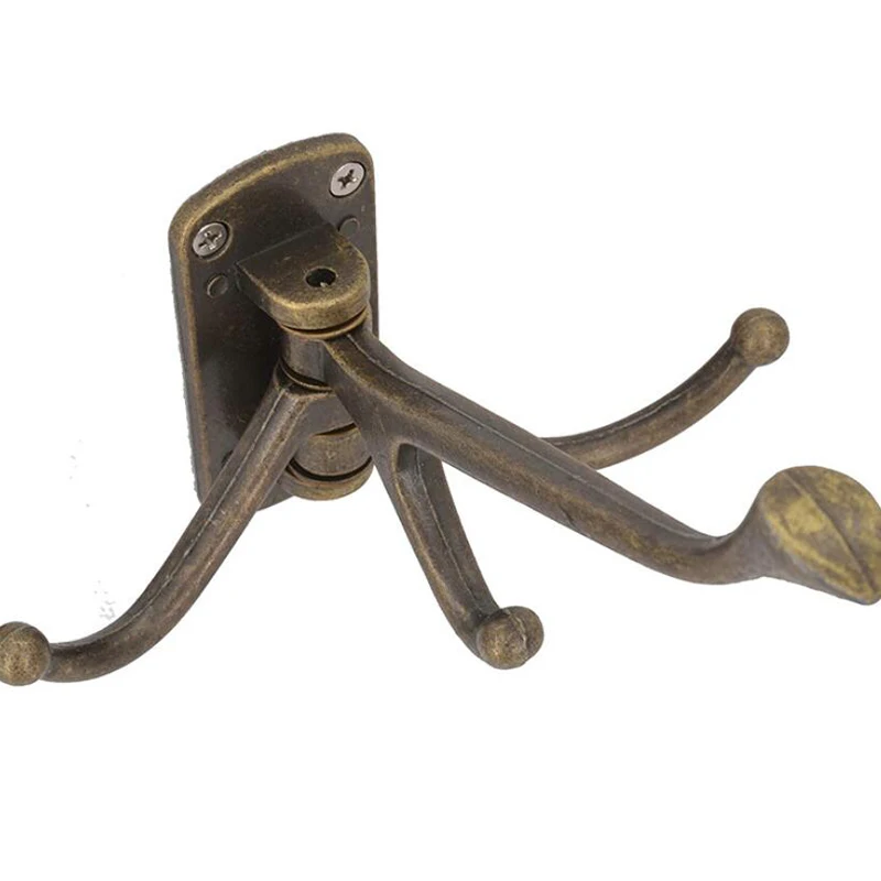 

Wall Hook Metal Coat Hat Hooks 3hook European-style Antique Home Decor Zinc Alloy Wall Hangers for Clothes Coat Hook With Screws