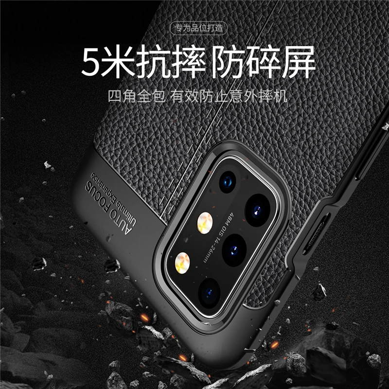 for cover oneplus 9r case for oneplus 9r capas soft tpu silicone phone bumper leather for cover one plus 9r oneplus 9r fundas free global shipping