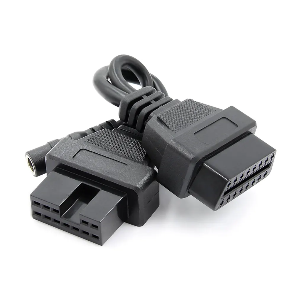 Для G-M 12PIN для Opel для Honda Для KIA для Mazda для Nissan для Mitsubishi OBD2 Диагностический адаптер OBD разъем OBDII сканер