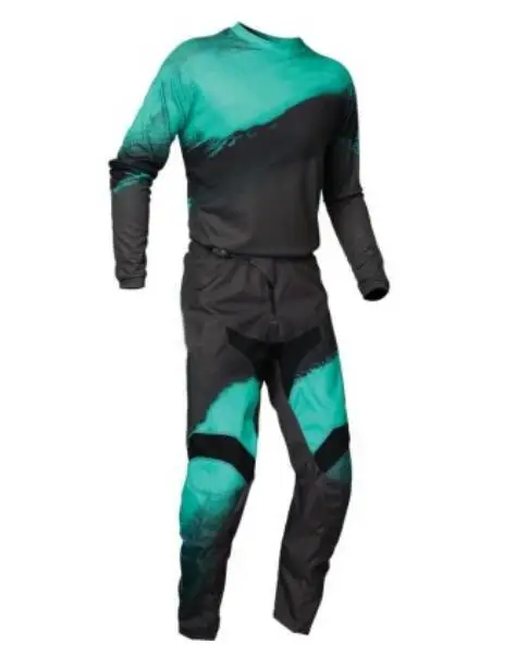 Новинка мотоциклетная футболка и брюки карман на молнии комплект для ATV MTB MX