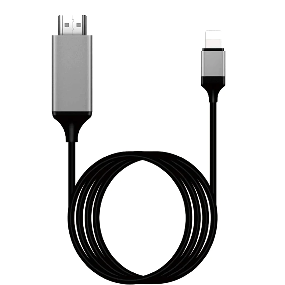 

Совместимый с HDMI кабель адаптера для iOS / iPhone / iPad/ iPod к HD TV 2K 60 Гц Конвертер Разъем для телевизора дисплей аксессуар