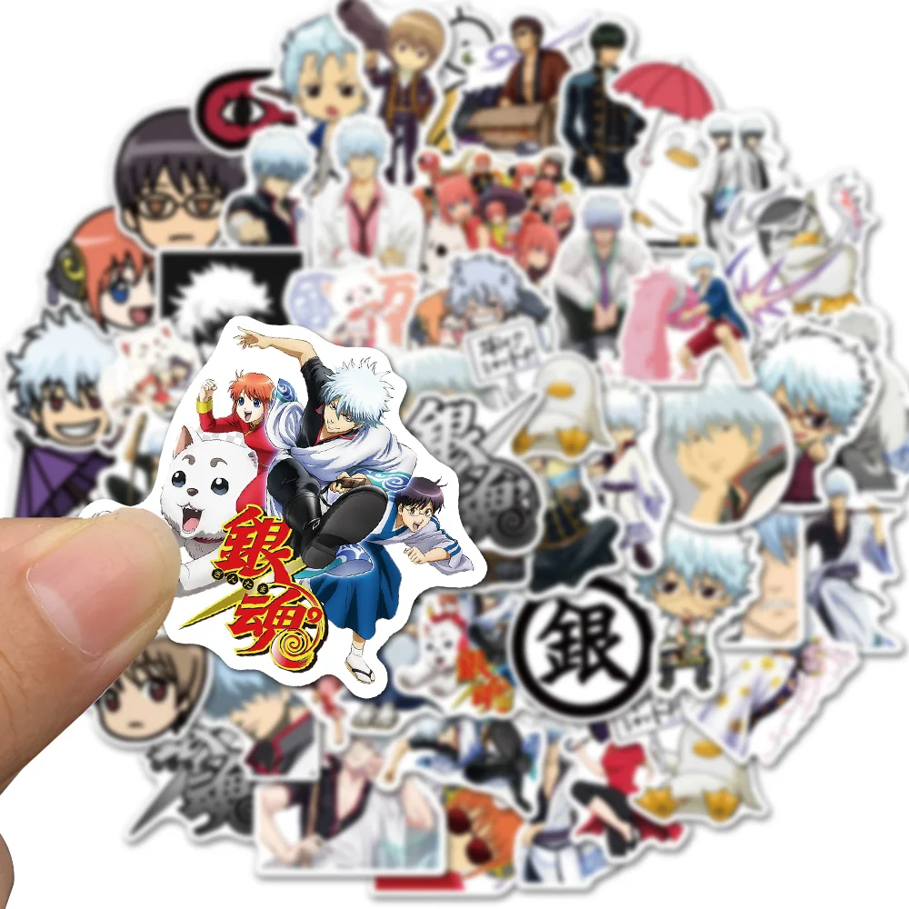 Наклейки GINTAMA из японского аниме сделай сам Детские Стикеры для игрушек