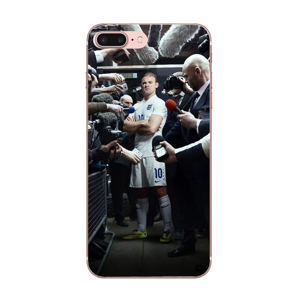 Спортивные звезды для Apple iPhone 4 5 5C 6 6S 7 8 Plus X XS Max XR мягкие защитные очки футбола |