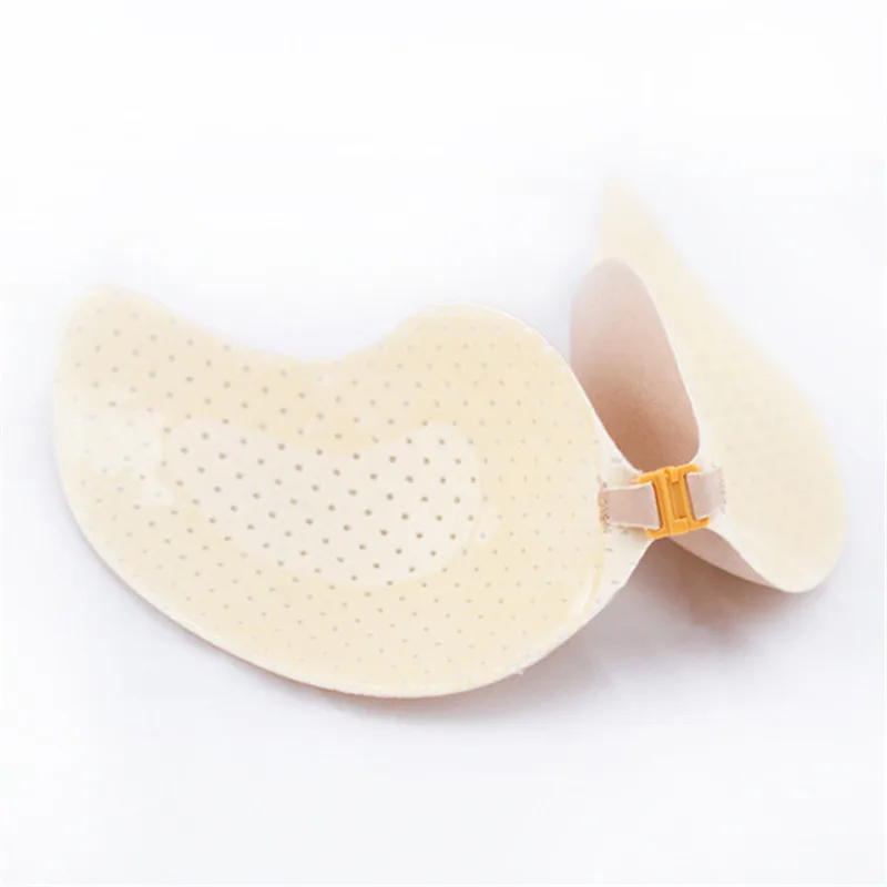 Женские Дышащие самоклеющиеся пуш-ап бюстгальтеры силиконовые чашки-вкладыши A-D