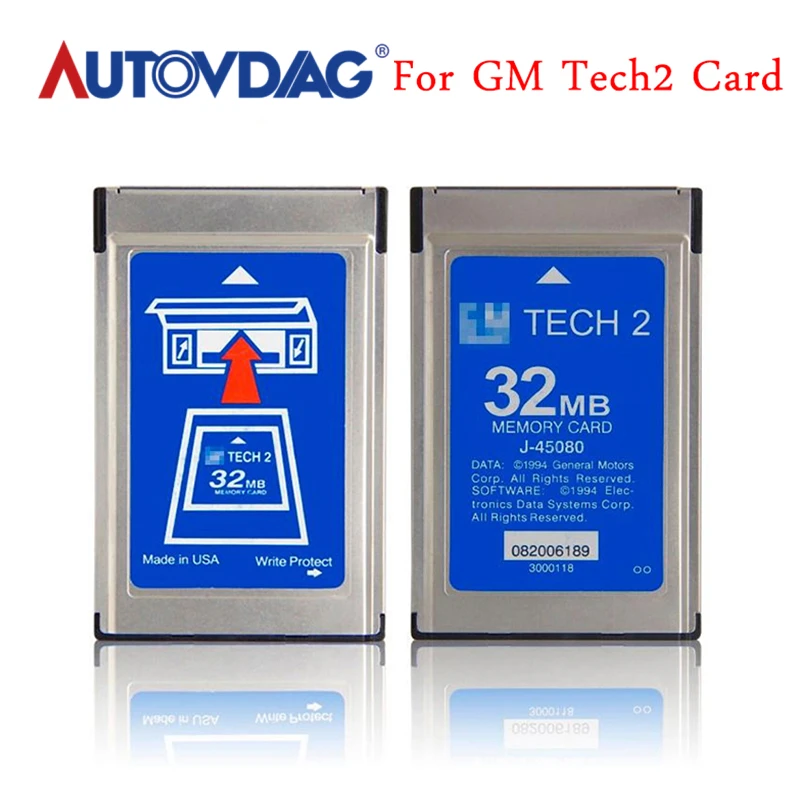 Автомобильный диагностический инструмент для GM Tech2 с 6 картами по 32 Мб Opel SAAB SUZUKI