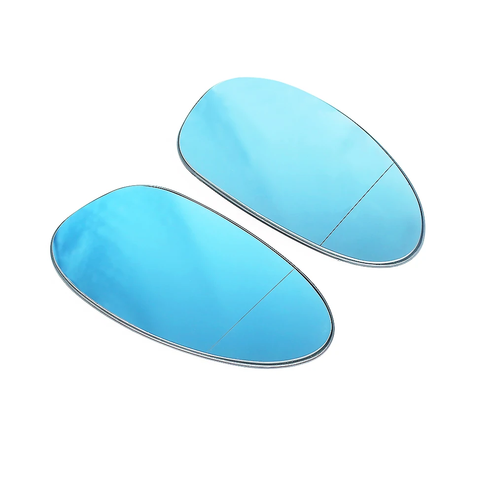 Зеркальное стекло для крыла PMFC с подогревом синие тонированные автомобильные