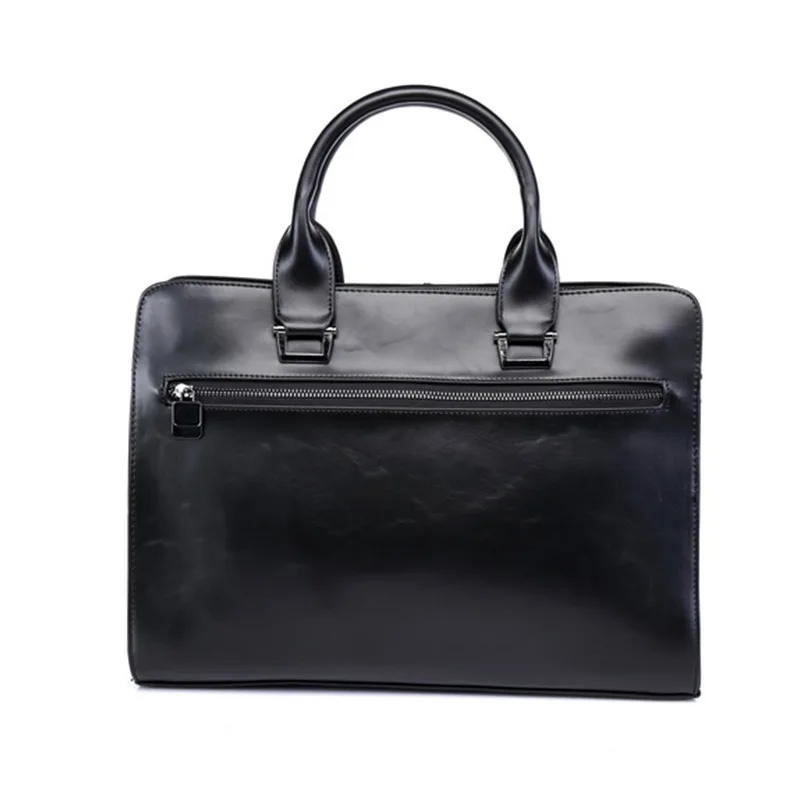 Сумка с ручками сверху для мужчин деловой сумка через плечо из искусственной