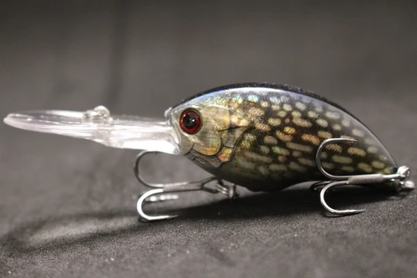HC733X458 wLure 11g 8.5cm Deep Water Real Skin Painting Tight Floating Crankbait Cutting Blade Treble Hooks Fishing Lures HC733 - Цвет: HC733X458