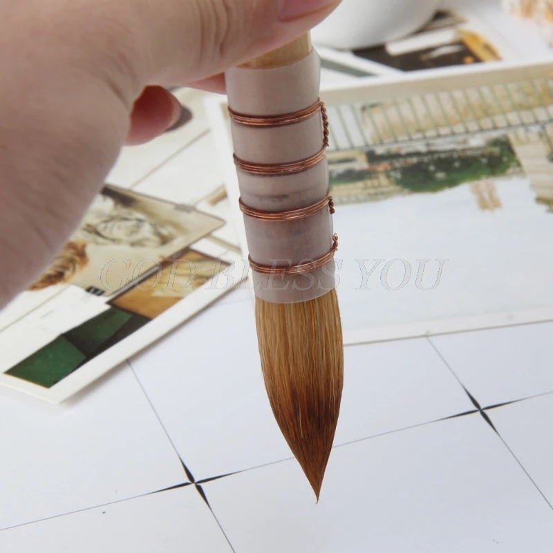 

Handmade Squirrel Hair Artist Watercolor Paint Brush For Watercolor Art Supplies Drop Shipping