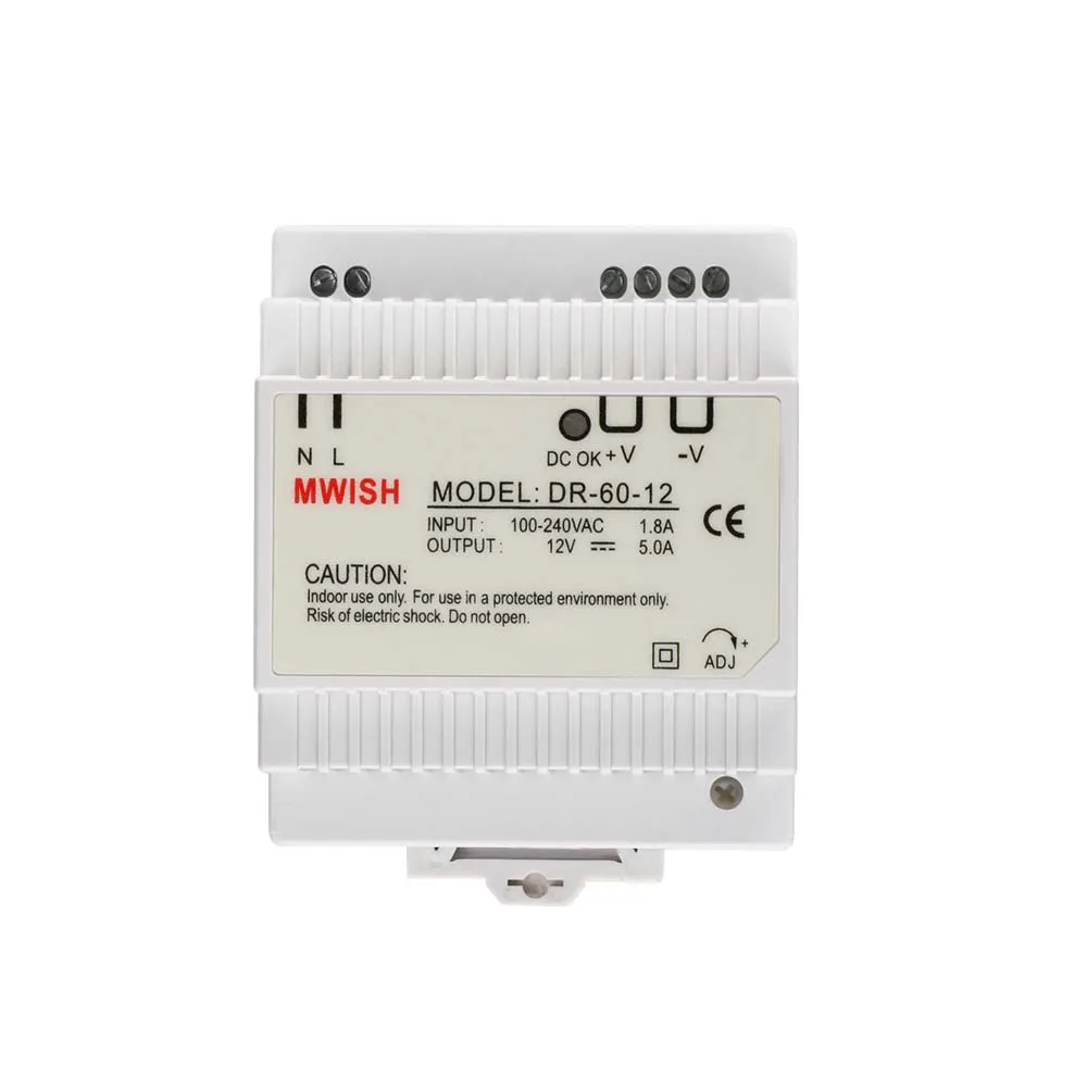

Din rail power supply 60w 12V ac dc converter dr-60-12 power supply 12v 60w good quality
