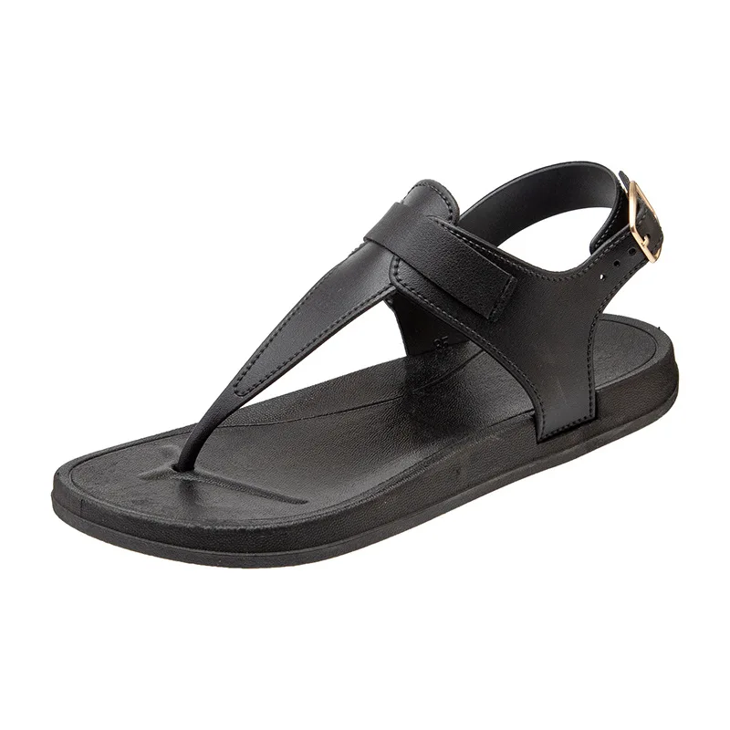 

Women's flat sandals flip-flops with soft soles and Beach slippers