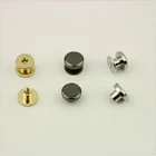 10 шт.лот новые аксессуары для багажа кожаная сумка диаметр дна 8 мм плоские винтовые декоративные заклепки