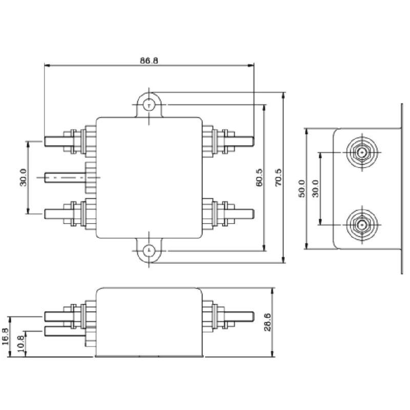 

EMI AC 10/15/20A power filter socket common mode anti-interference speaker audio purifier noise filter 220V T1545