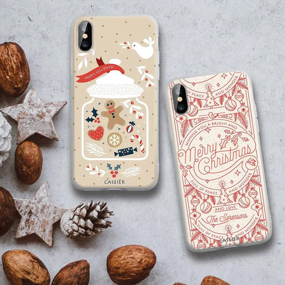 Чехол IER 2020 новогодний чехол для телефона iphone 11 Pro Max XR X XS MAX 7 8 Christamas s 6 6S Plus мягкая