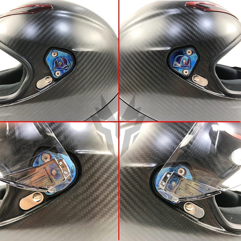 For AGV Pista GP R RR Motorcycle Helmet Accessories A Pair of Pivot Kit Base Plate with Four Screws | Автомобили и мотоциклы